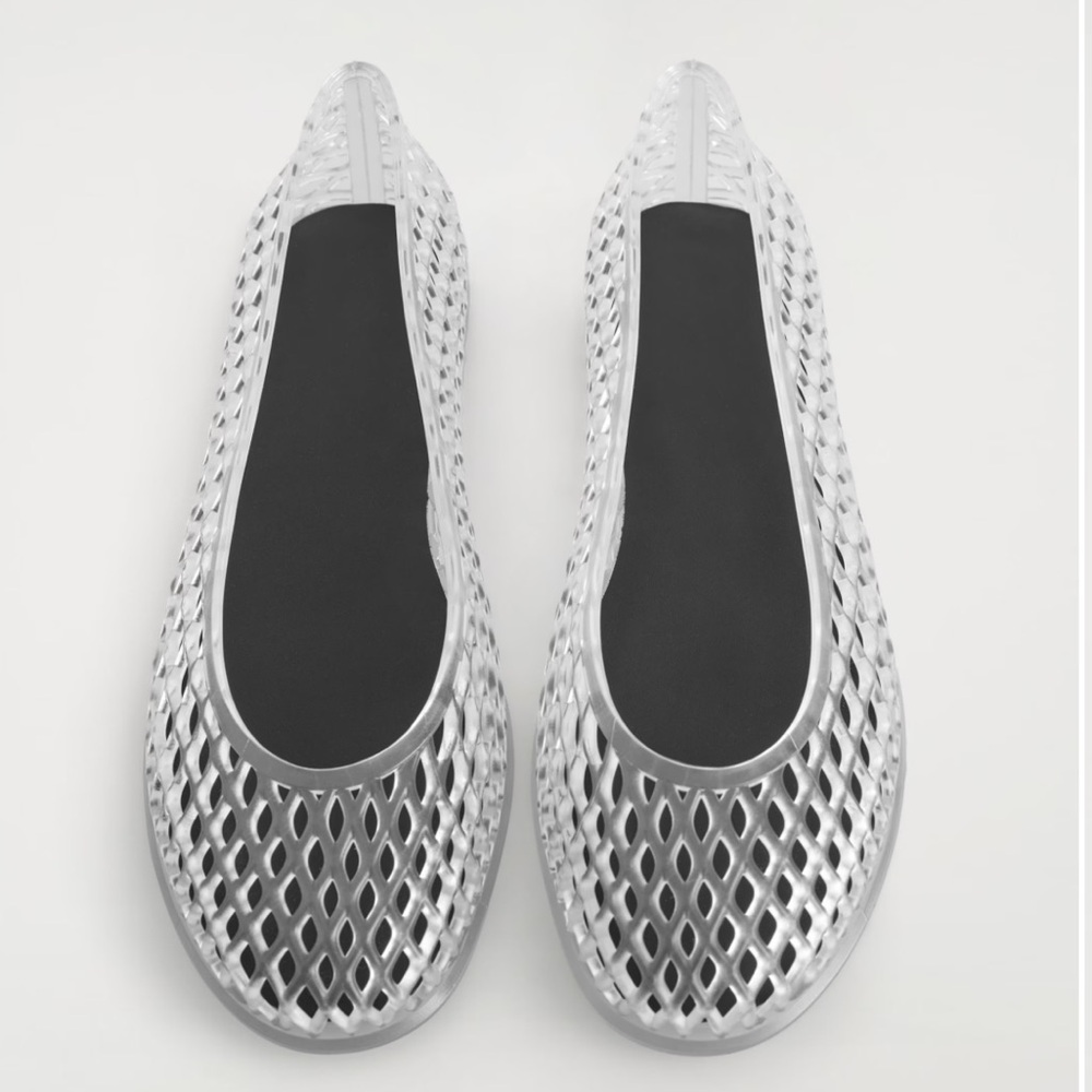 COS Clear Jelly Ballet Flats Size 38